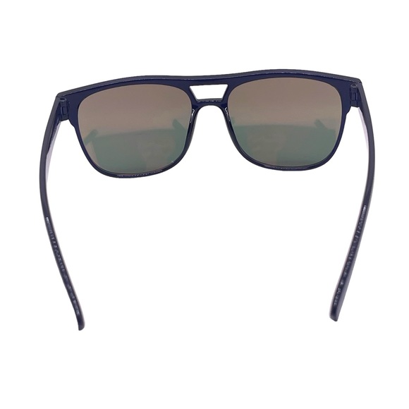 Fashion Sunglasses Deep Cobalt Blue with Pink Mirrored Lens - Picture 5 of 10